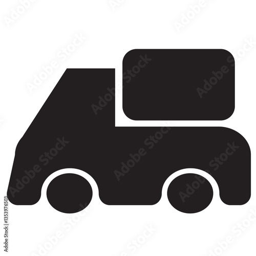 Delivery Van vector icon