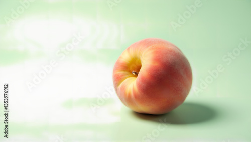 peach on the table 