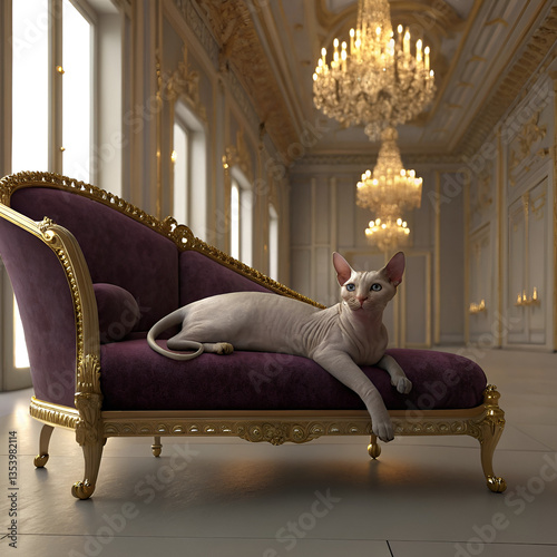 cat on the couch