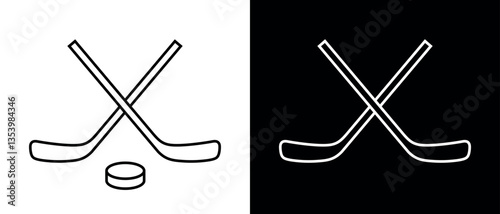 Hockey stickleback. Equipment for the sport of ice hockey. An attribute of a match, hockey player, competition or championship.