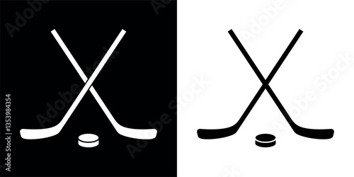 Hockey stickleback. Equipment for the sport of ice hockey. An attribute of a match, hockey player, competition or championship.