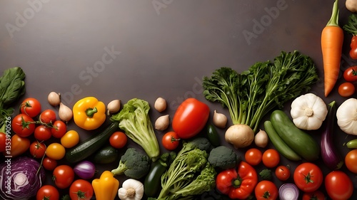 fresh vegetables on the table
