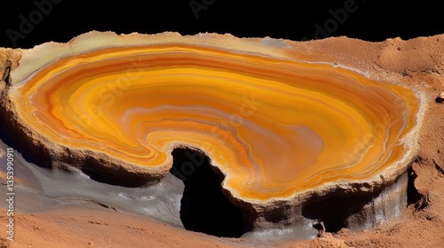 Wallpaper Mural Intricate, banded agate slice Torontodigital.ca