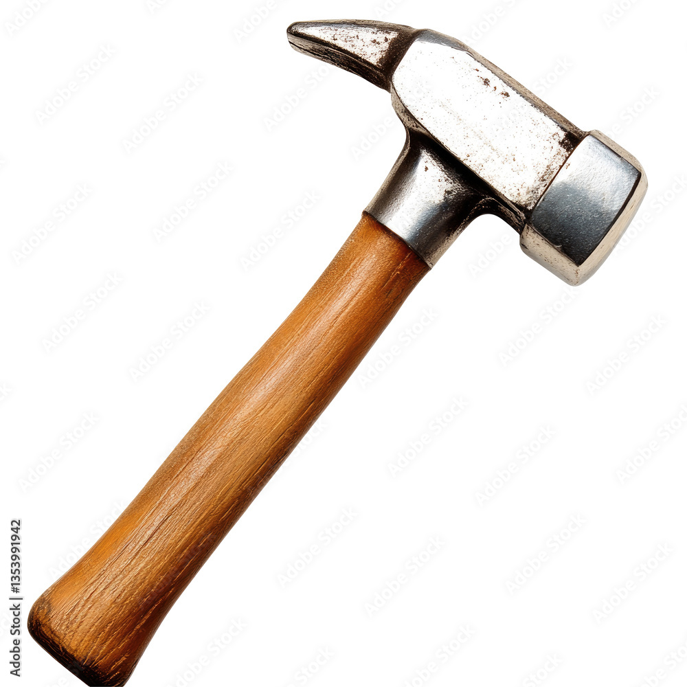 Hammer – Essential Hand Tool for Construction and DIY Projects on transparent background Hammer – Essential Hand Tool for Construction and DIY Projects on transparent background