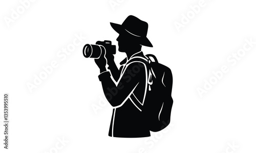 Photographer Hat Camera Travel Backpack