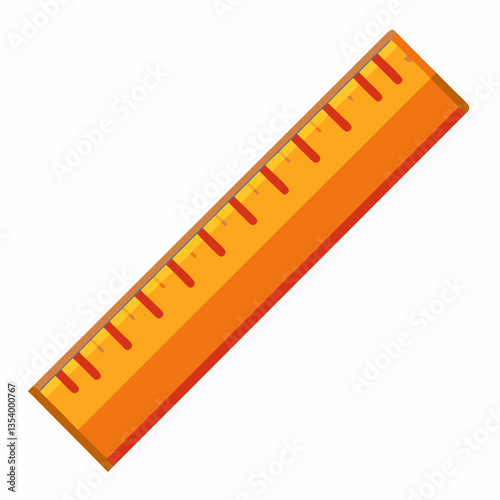 transparent ruler with precise measurements 