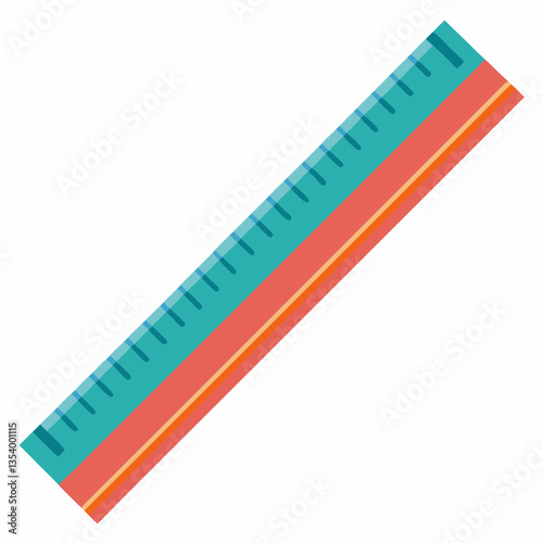 transparent ruler with precise measurements 