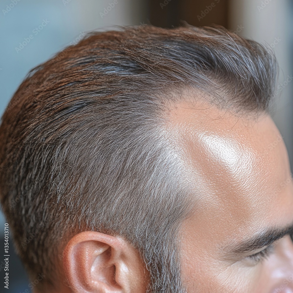 Obraz premium Man with Short Hair