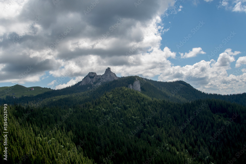Fototapeta premium clouds over the mountains