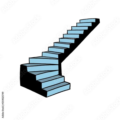 Stairs going up and Down Animation