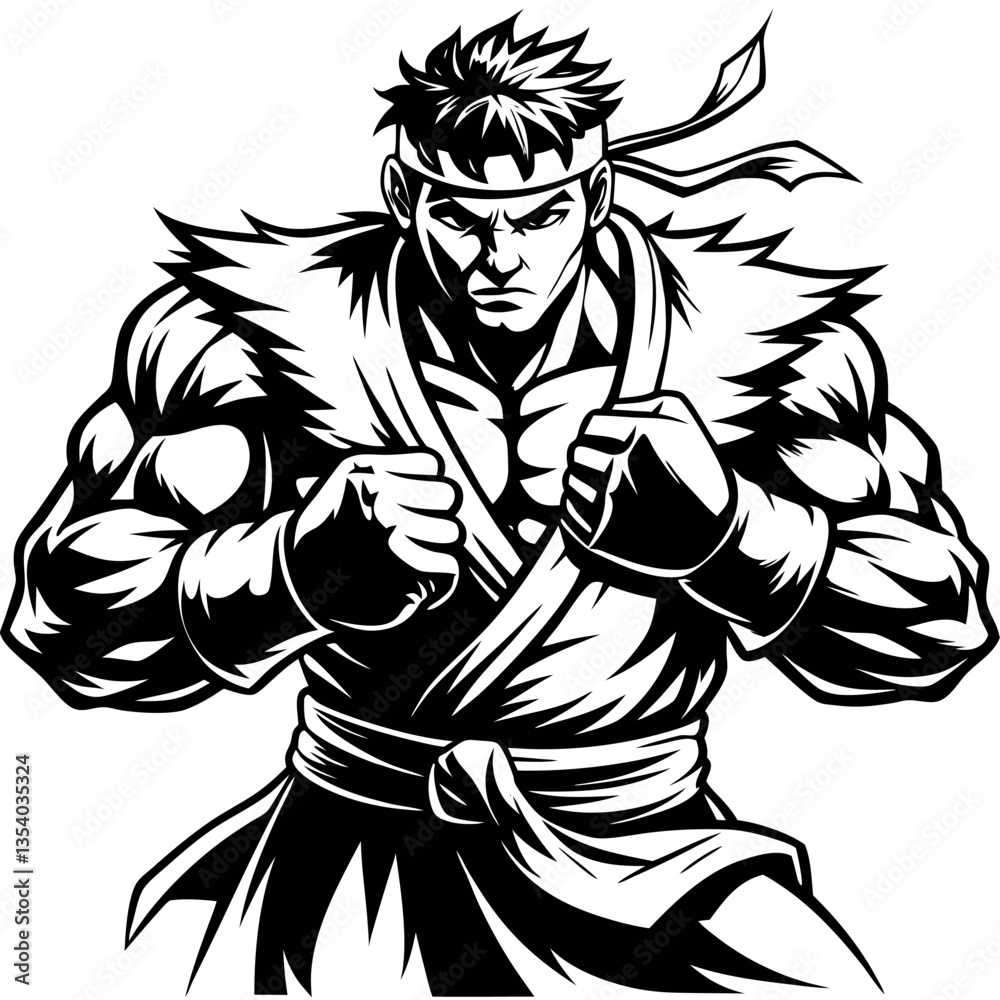 Fototapeta premium STREET FIGHTER