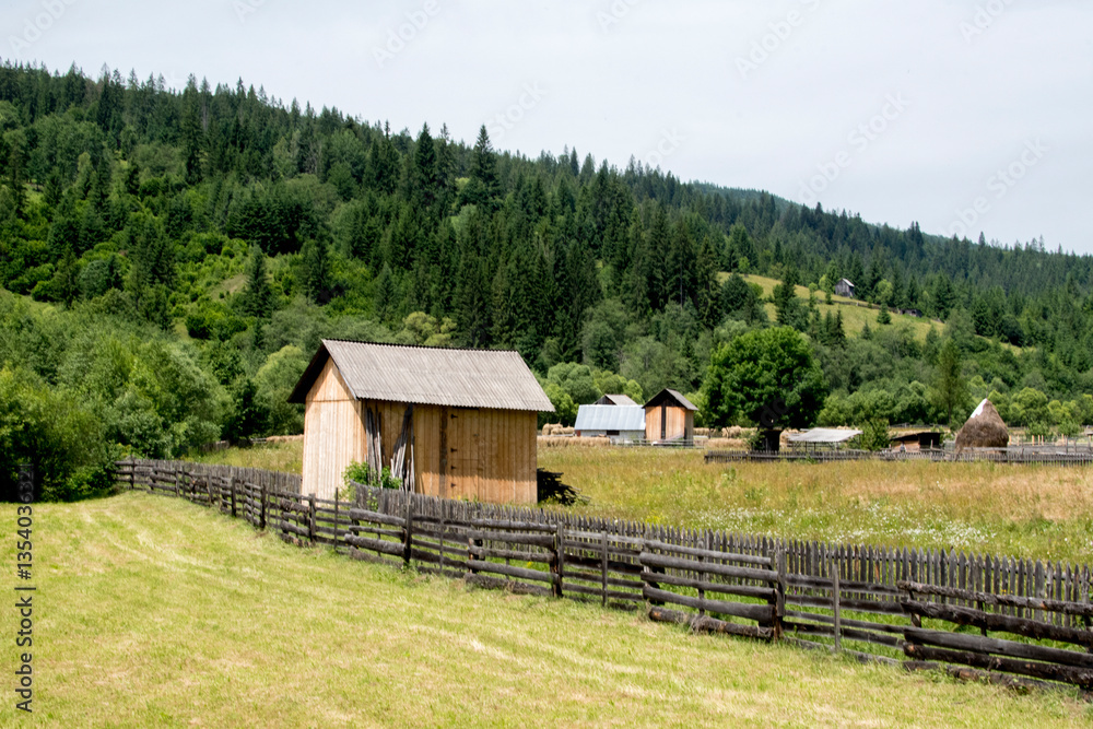 old wooden house