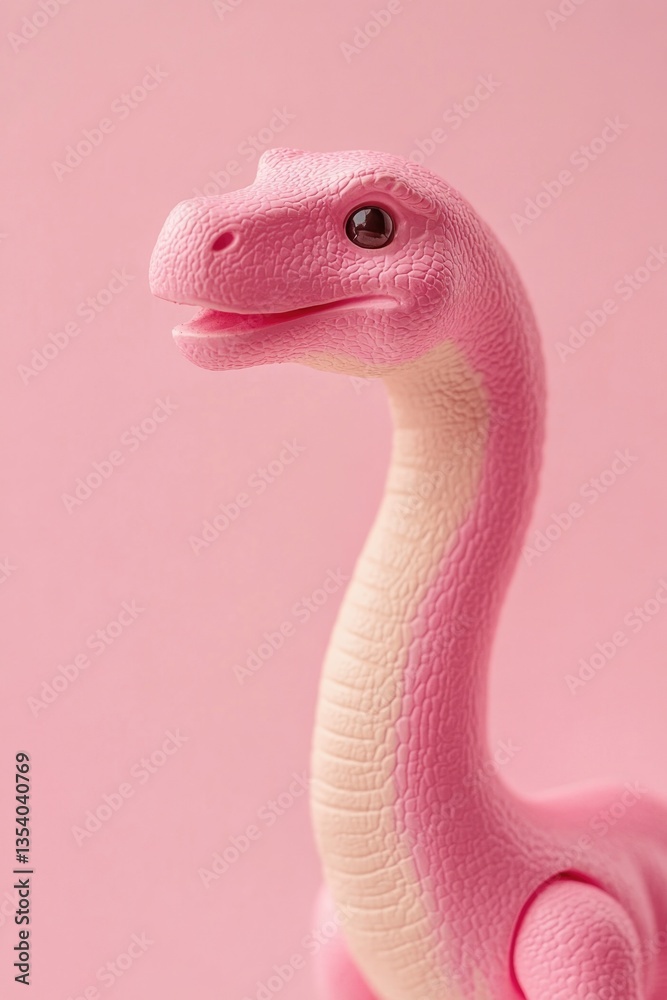 Fototapeta premium Pink Dinosaur Toy