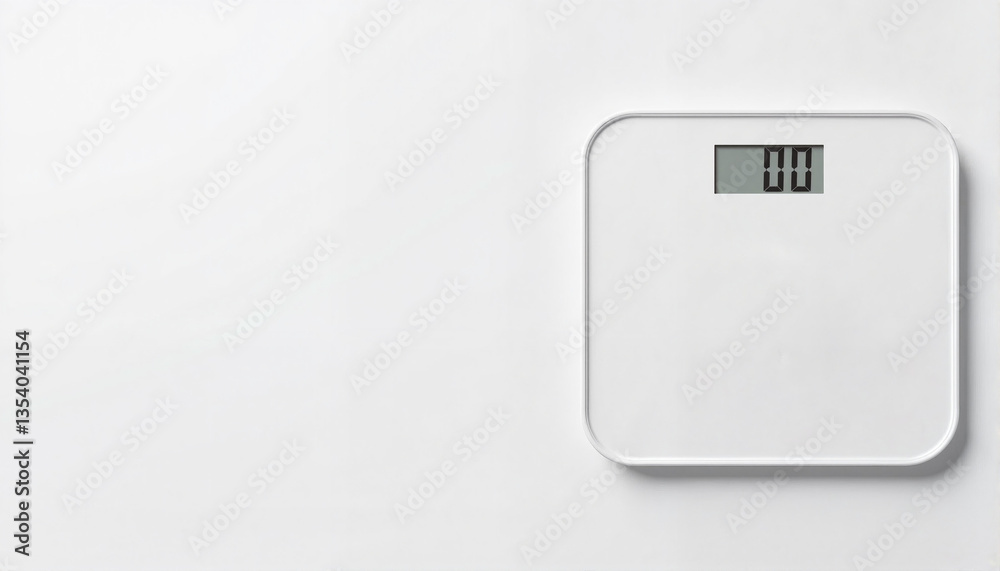 Digital scale on a plain background for health blogs, fitness websites, weight management resources, educational materials, wellness presentations, and dietary awareness content Digital scale on a plain background for health blogs, fitness websites, weight management resources, educational materials, wellness presentations, and dietary awareness content