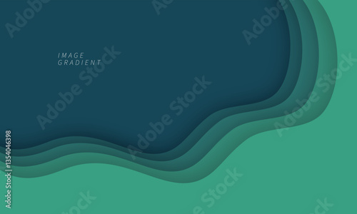 Using gradients with pastel green can create a soft and calming visual effect. 
