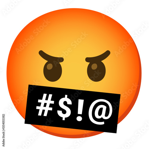 Swearing Face Emoji

