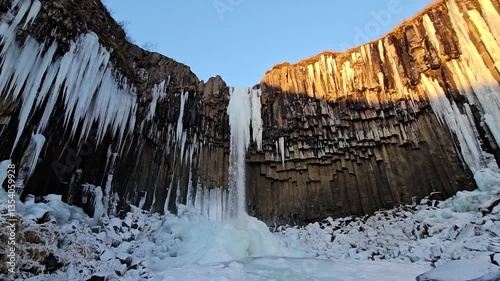Wallpaper Mural Svartifoss in november - iceland Torontodigital.ca