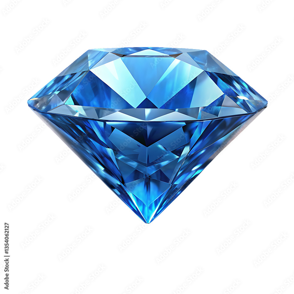 blue diamond isolated on white background PNG,AI GENERATED blue diamond isolated on white background PNG,AI GENERATED