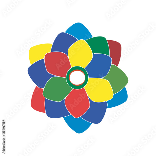 abstract background with colorful circles