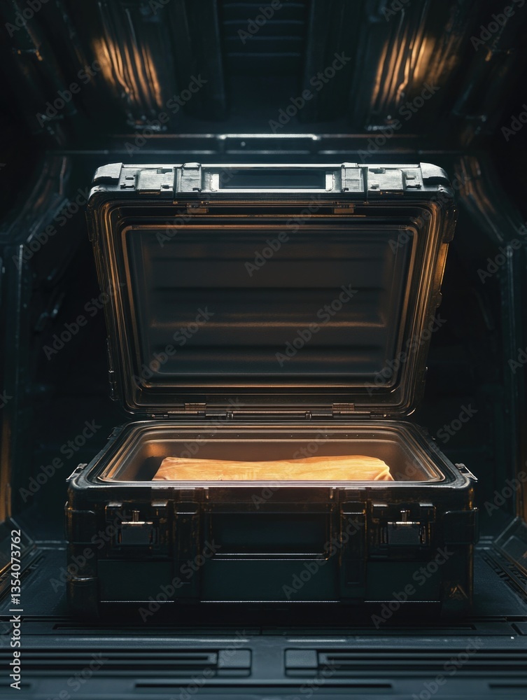 Obraz premium Futuristic Medical Locker