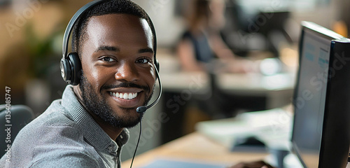 man listening to music