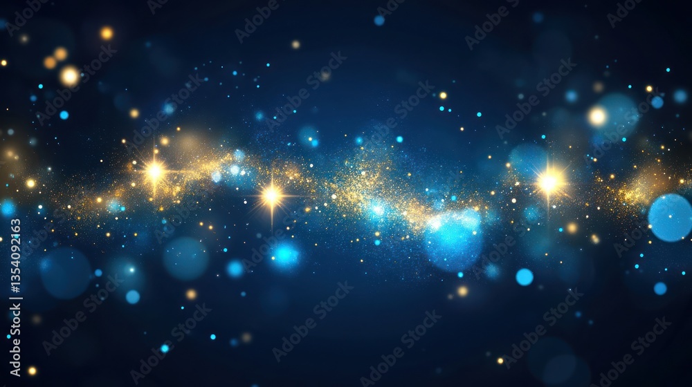 Obraz premium Abstract glowing particles design, background