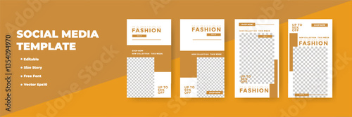 Editable Social Media Template for Fashion Sales (1)