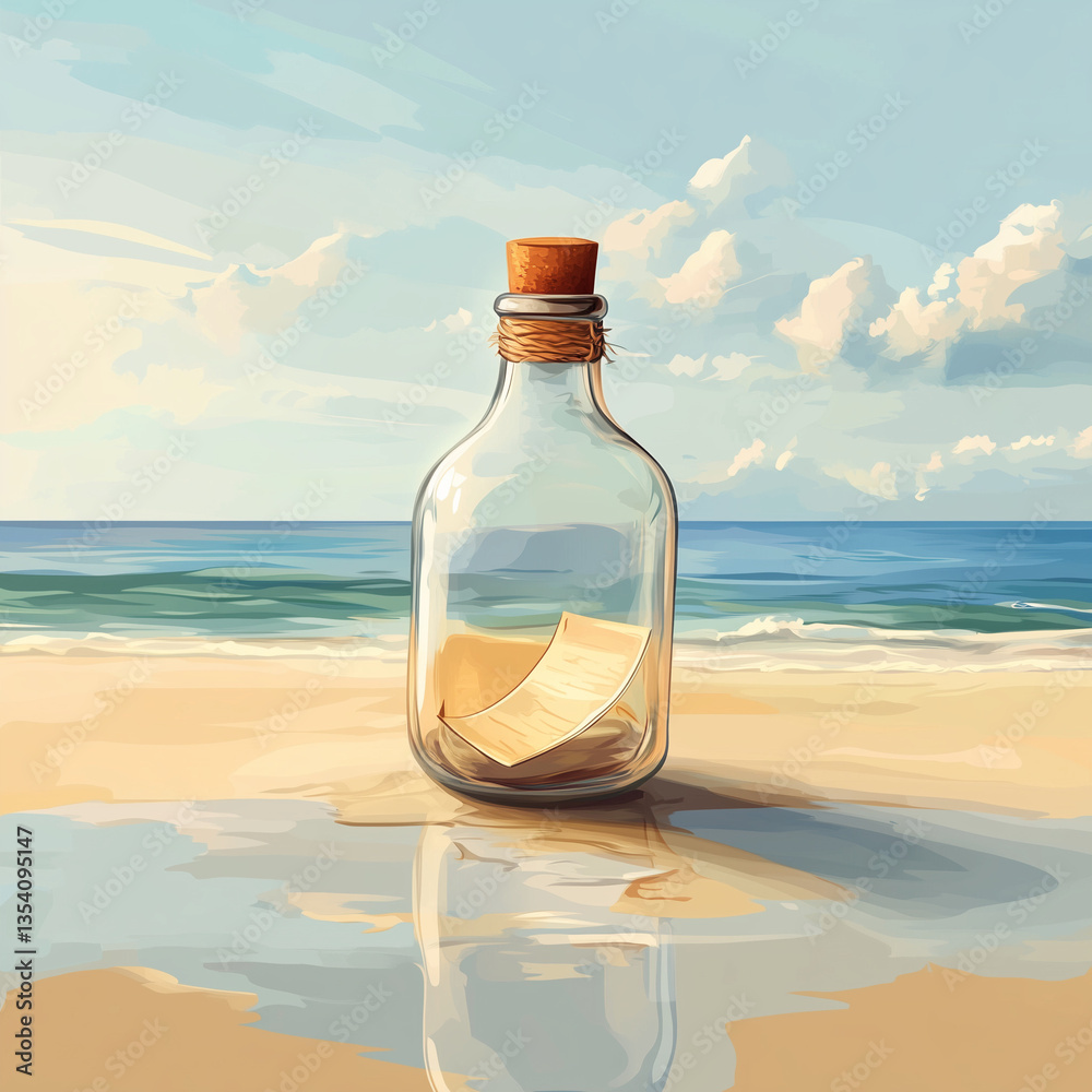 Message in a bottle, background