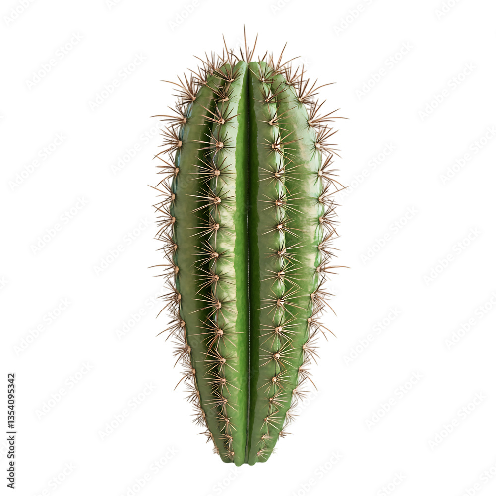 3D Small Indoor Cactus with Spiny Needles Isolated on Transparent Background 3D Small Indoor Cactus with Spiny Needles Isolated on Transparent Background