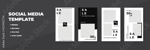Editable Social Media Template for Fashion Sales (5)