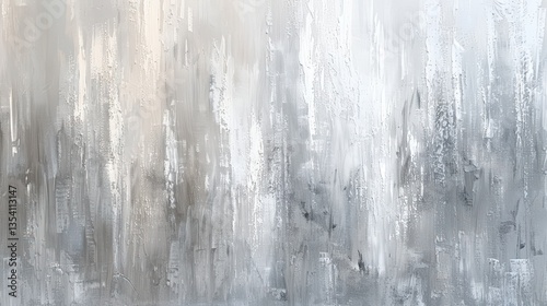 Abstract textured gray and white painted wall background