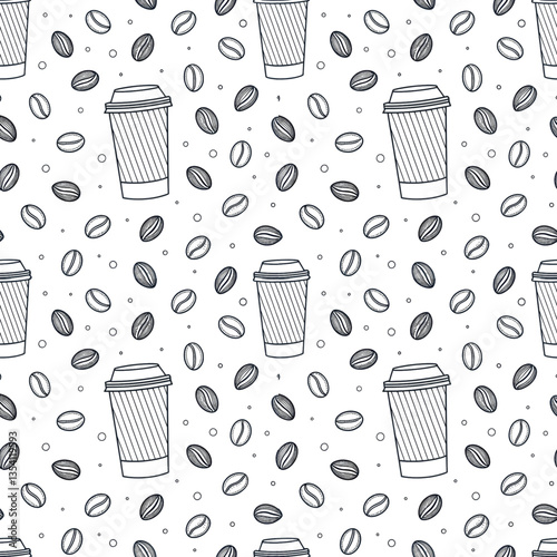 Title: Steaming Coffee Black Colors Drink Beverage