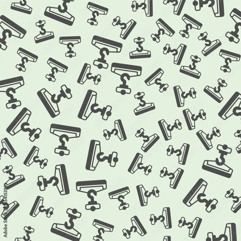 Crane hook with cement basket solid seamless pattern, construction theme. Vector graphics. Uplifting cement bucket sign background, filled with glyphs icon. Crane hook with cement basket solid seamless pattern, construction theme. Vector graphics. Uplifting cement bucket sign background, filled with glyphs icon.