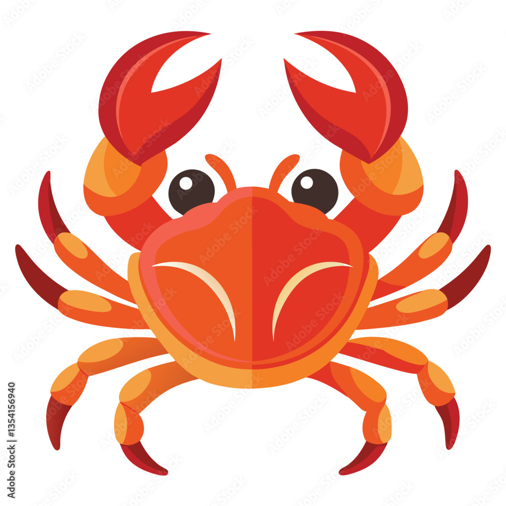 Fototapeta premium crab vector