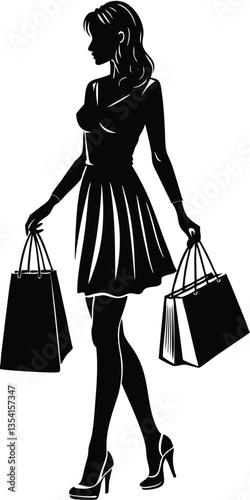 Shopping Girl silhouette