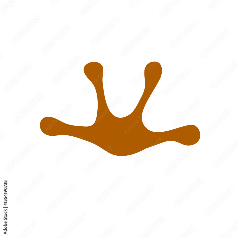 Fototapeta premium Animals footprints 