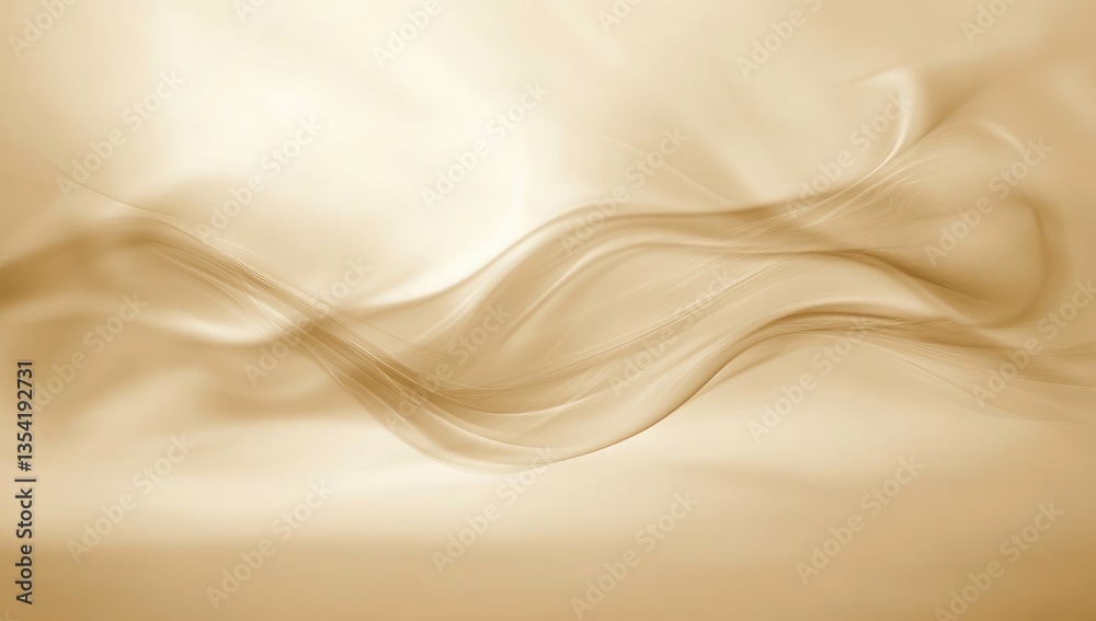 Obraz premium Abstract Flowing Beige Background Design