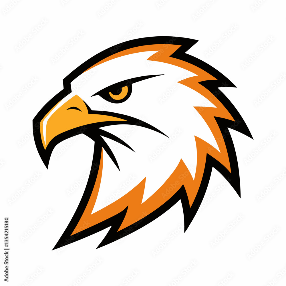 Obraz premium eagle head vector