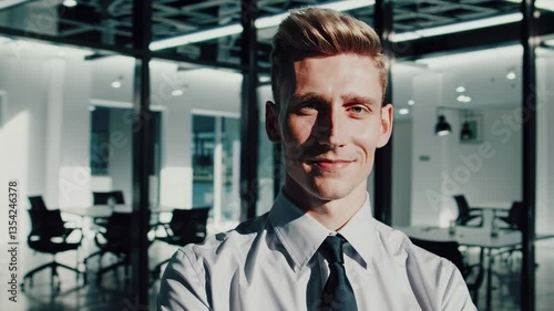 Wallpaper Mural The Confident Businessman Portrait Torontodigital.ca