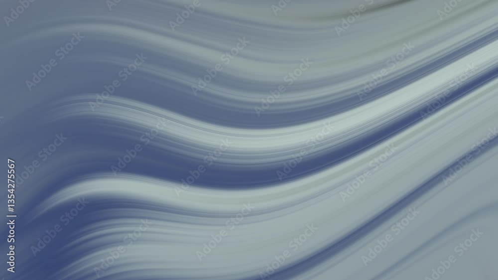 Abstract Flowing Textures in Shades of Blue and Gray Creating a Dynamic Atmosphere