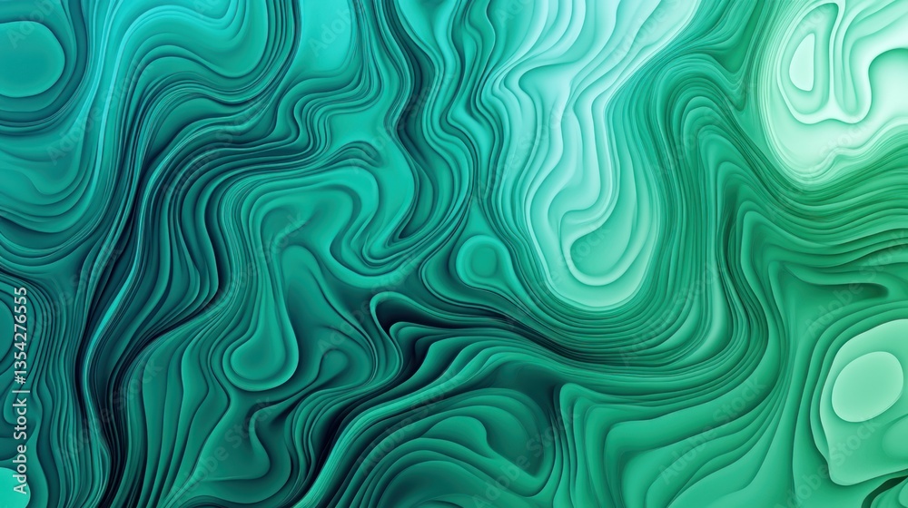 abstract swirling green pattern with layered curves and gradients. elegant fluid design evokes sense of depth and movement. background, digital art print. abstract swirling green pattern with layered curves and gradients. elegant fluid design evokes sense of depth and movement. background, digital art print.