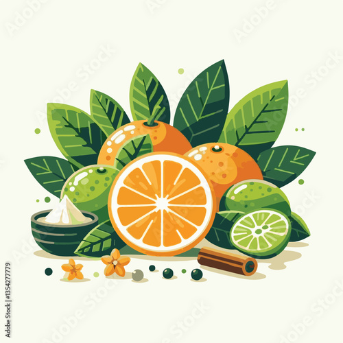 green, citrus, tropical, background, fresh, food, juice, organic, fruit, closeup, juicy, nature, leaf, vitamin, healthy, ripe, yellow, isolated, color, orange, natural, white, sweet, object, diet, ing