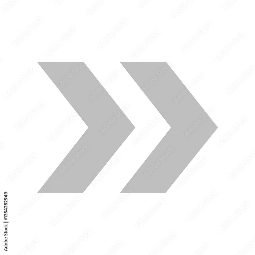Fototapeta premium right double arrow icon