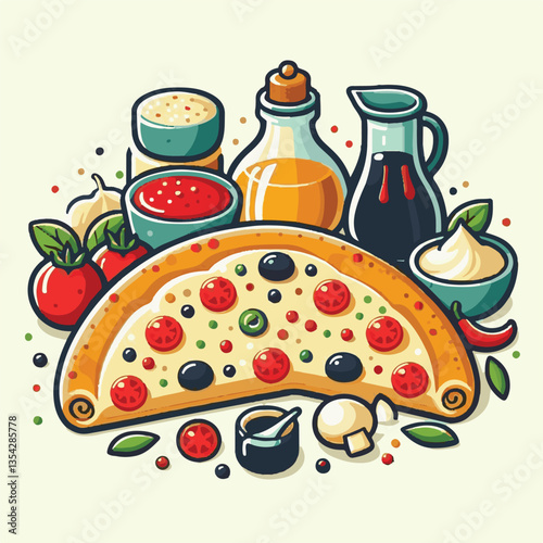 food, meal, calzone, dinner, cheese, lunch, baked, italian, fresh, pizza, stuffed, mozzarella, cuisine, crust, traditional, sauce, mediterranean, dough, tomato, snack, bread, delicious, pastry, cookin