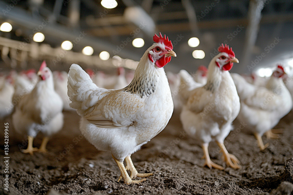 Fototapeta premium There is a white building with a large window and a clock