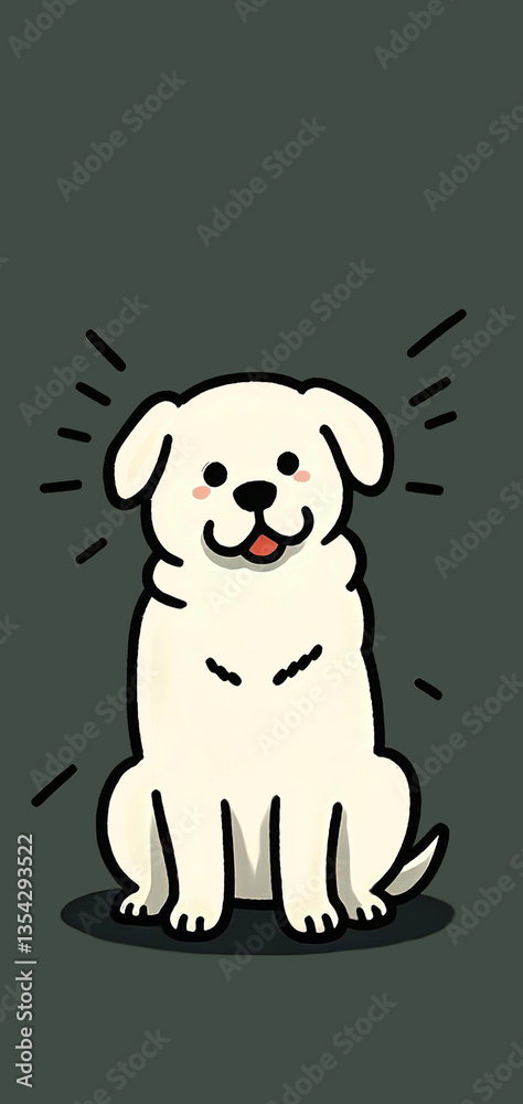 Obraz premium Dog barking