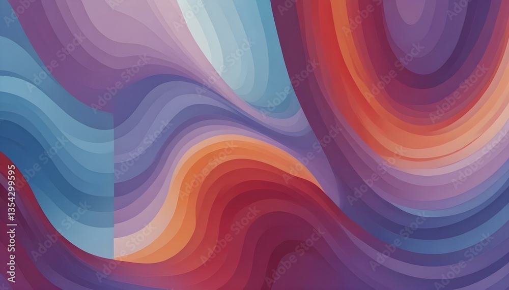 Abstract background with three vertical panels, each featuring a unique color scheme and concentric wave pattern, digital art Abstract background with three vertical panels, each featuring a unique color scheme and concentric wave pattern, digital art
