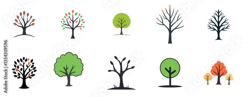 Tree Species Growth and Nature Landscapes