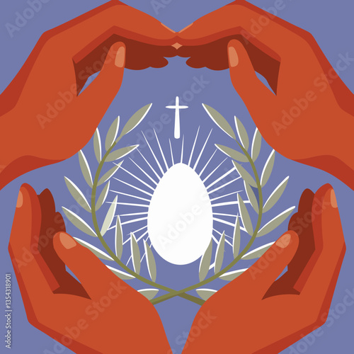   A warm, symbolic illustration of charity and renewal