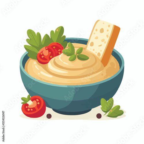 food, eggplant, cuisine, arabic, traditional, appetizer, vegetarian, dip, hummus, babaganoush, turkish, lebanese, vegetable, mediterranean, ganoush, parsley, healthy, snack, arabian, greek, baba, back